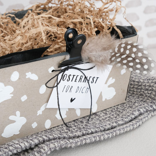 Holzstempel |  Osternest für dich  | 5 x 5 cm