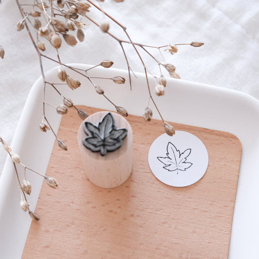 Ministempel Ahornblatt