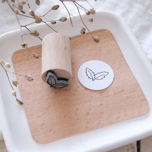 Ministempel | Blätter | ø 2 cm