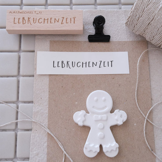 Textstempel Lebkuchenzeit