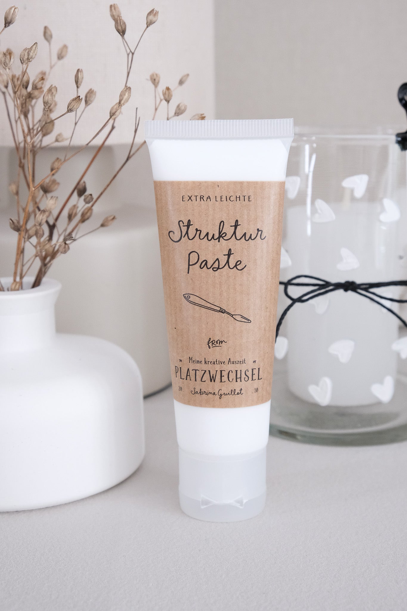 Extra leichte Strukturpaste  | Weiss | 50ml