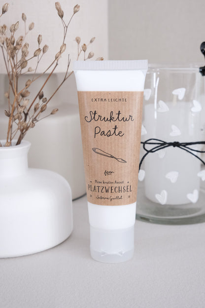 Extra leichte Strukturpaste  | Weiss | 50ml
