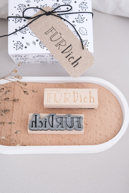 Textstempel |  Für Dich | 6 cm