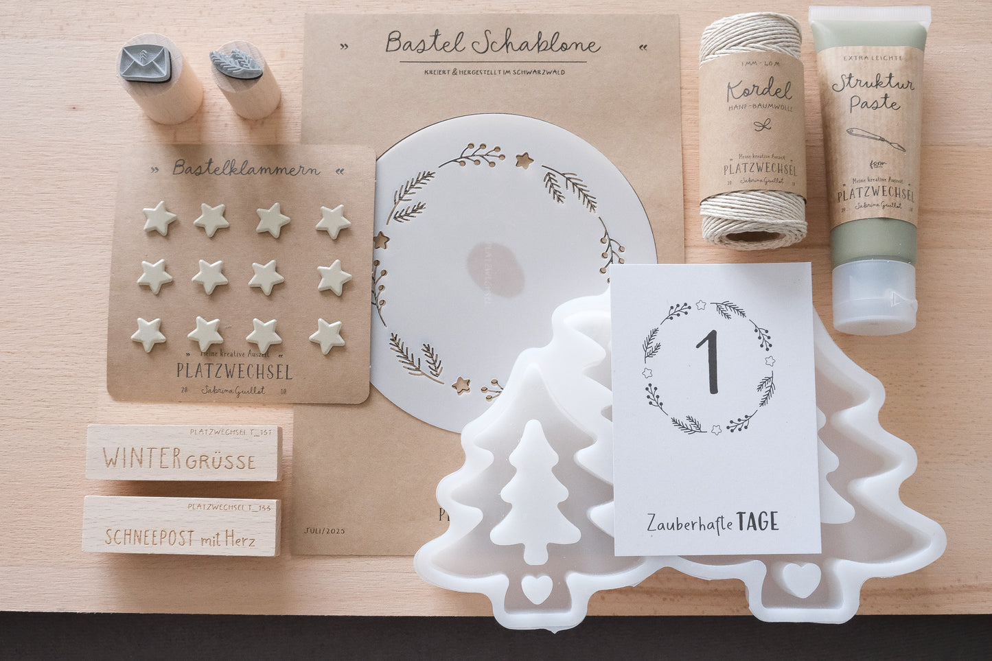 Basteltüten | Tannenduft & Winterglanz