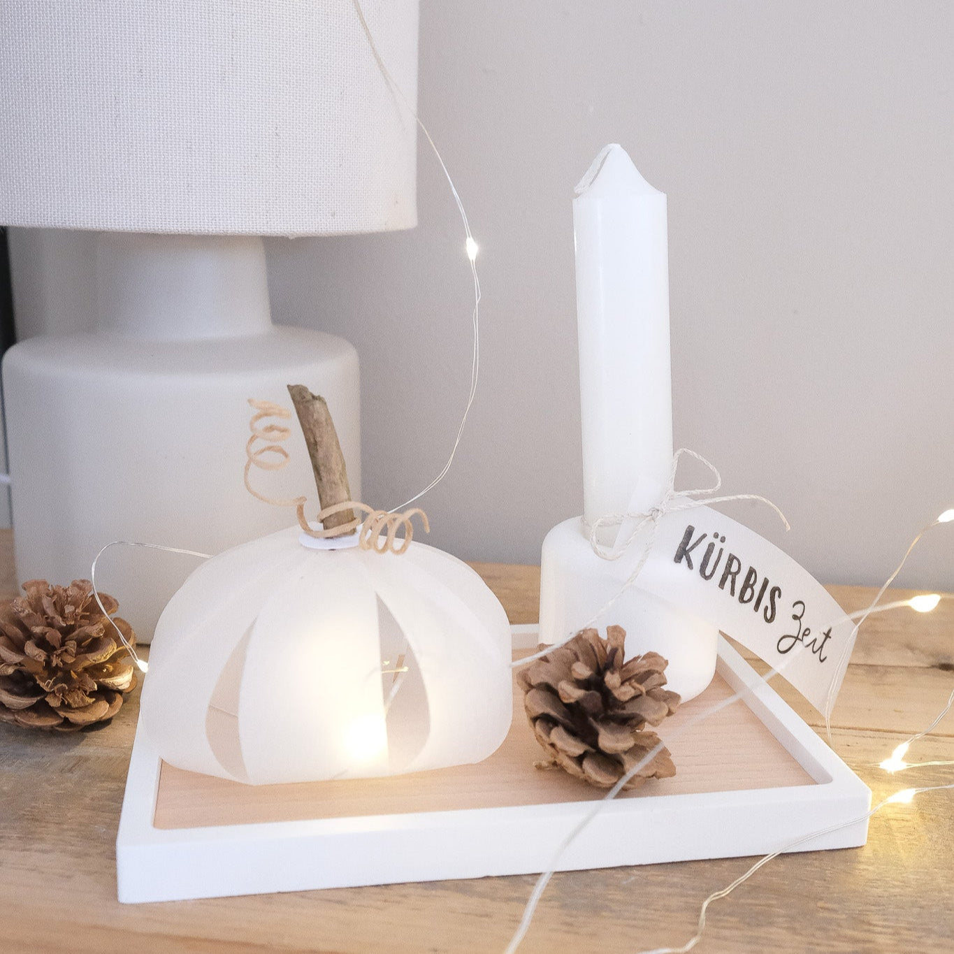 Textstempel | Kürbis Zeit | 7 cm