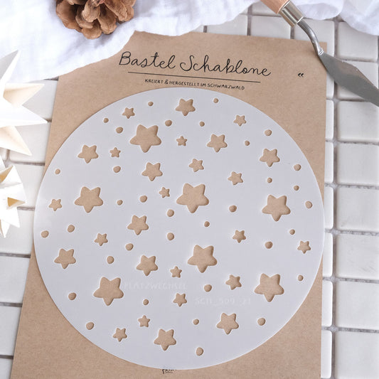 Schablone I Sterne I 14,5 cm