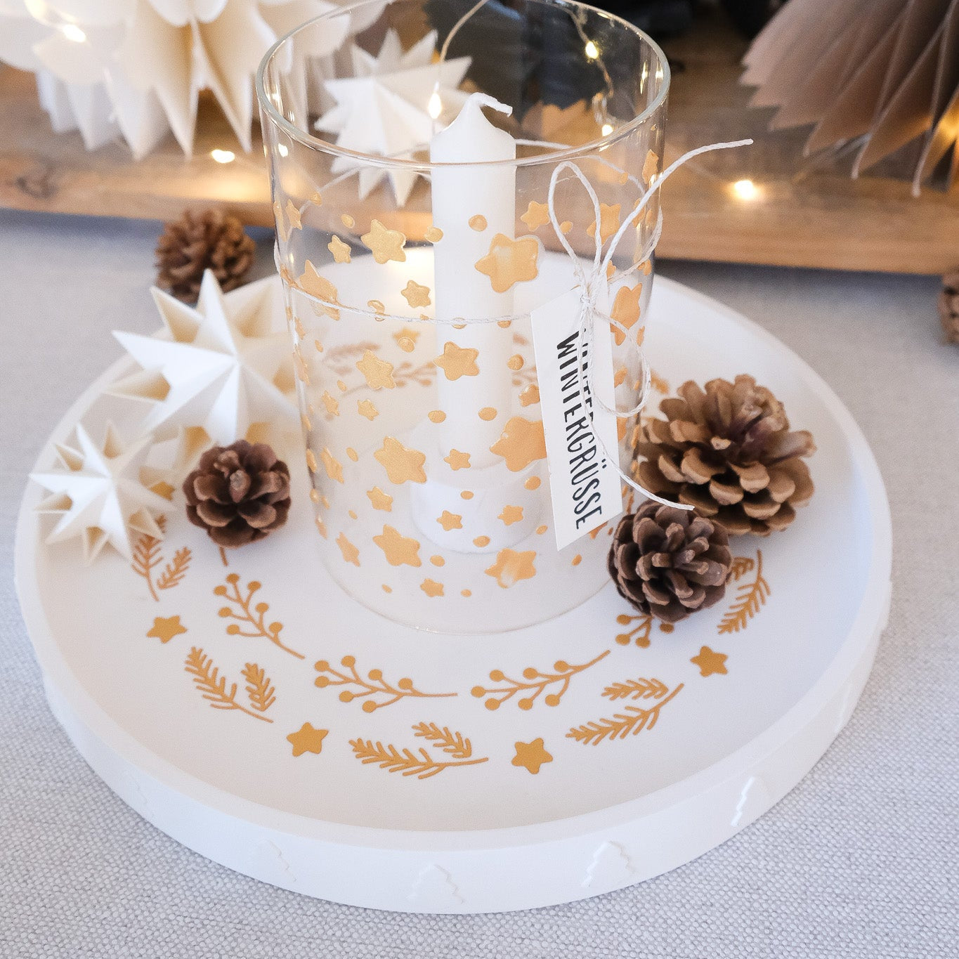 Schablone I Winterzweige I 23 cm