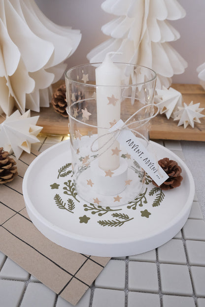 Schablone I Winterkranz I 14,5 cm