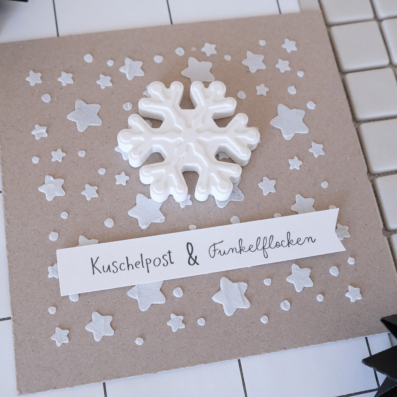 Schablone I Sternregen I 13 x 13 cm