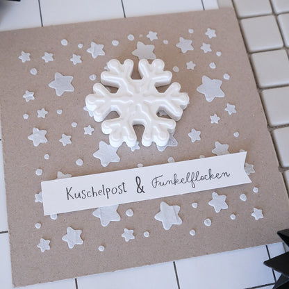 Schablone I Sternregen I 13 x 13 cm