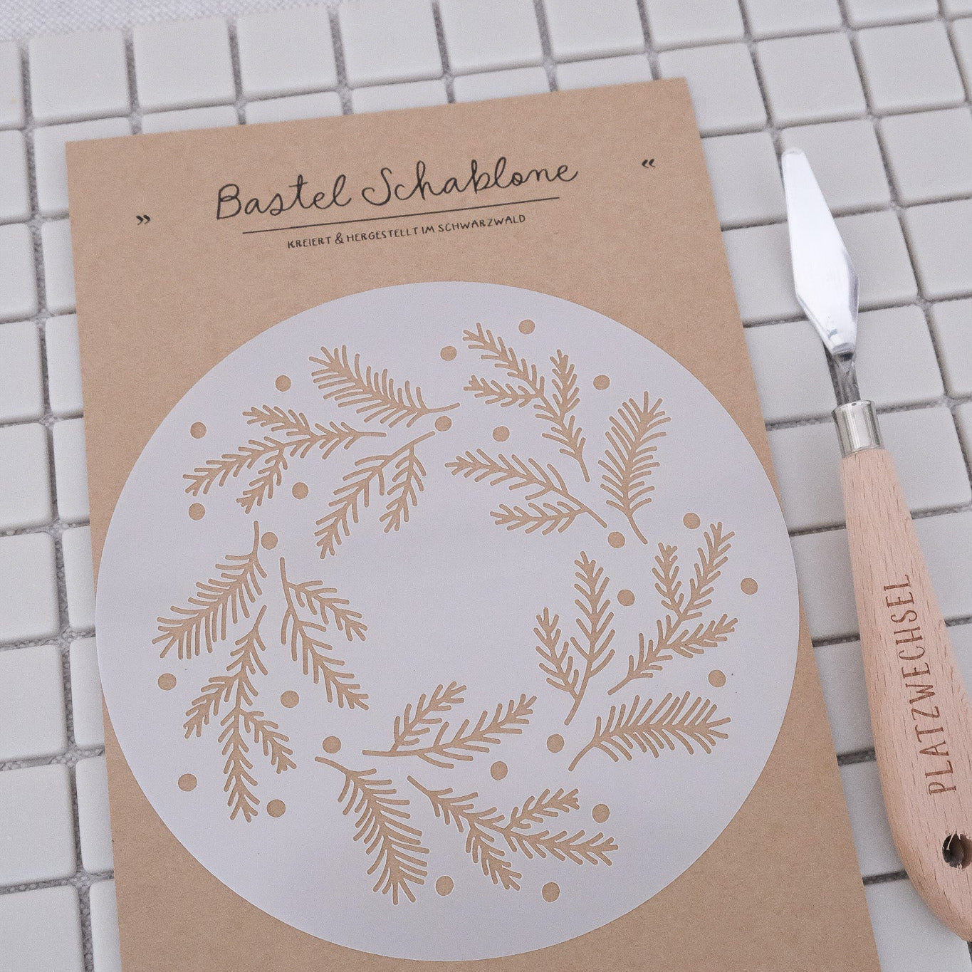 Schablone I "Tannenzweige" I 15 cm