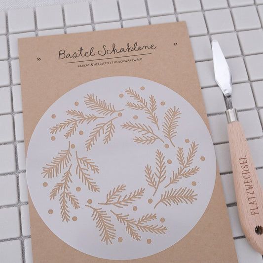 Schablone I "Tannenzweige" I 15 cm