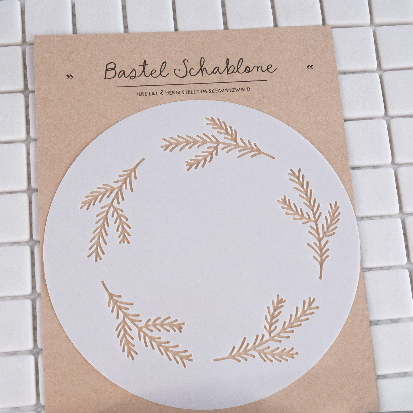 Schablone I "Tannenzweige" I 15 cm