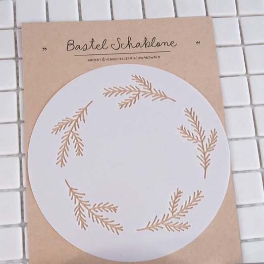 Schablone I "Tannenzweige" I 15 cm
