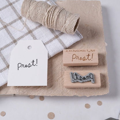 Textstempel | Prost! | 4,5 cm
