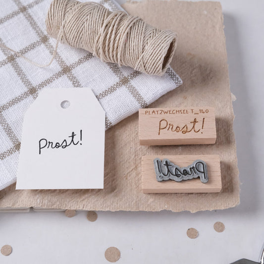 Textstempel | Prost! | 4,5 cm