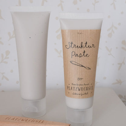 Strukturpaste | Mandelnougat/ Taube | 50ml