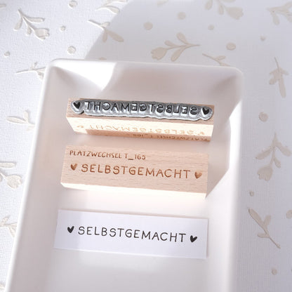 Textstempel | Selbstgemacht | 7 cm
