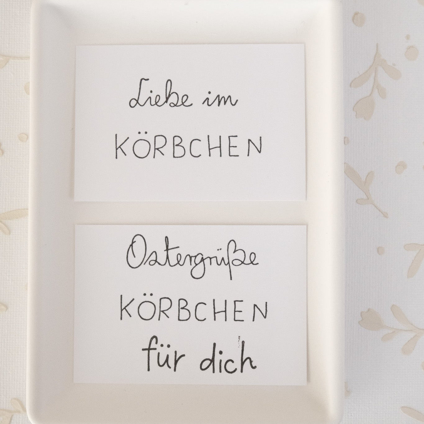 Textstempel | Körbchen | 6 cm