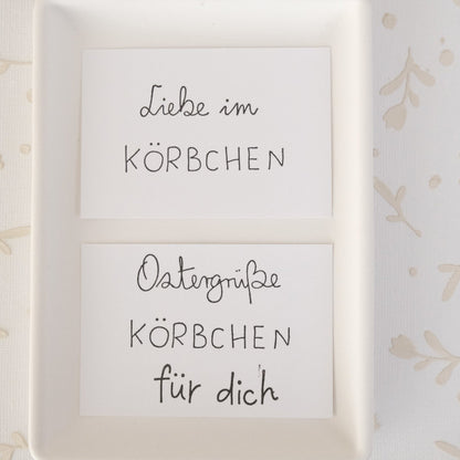 Textstempel | Körbchen | 6 cm