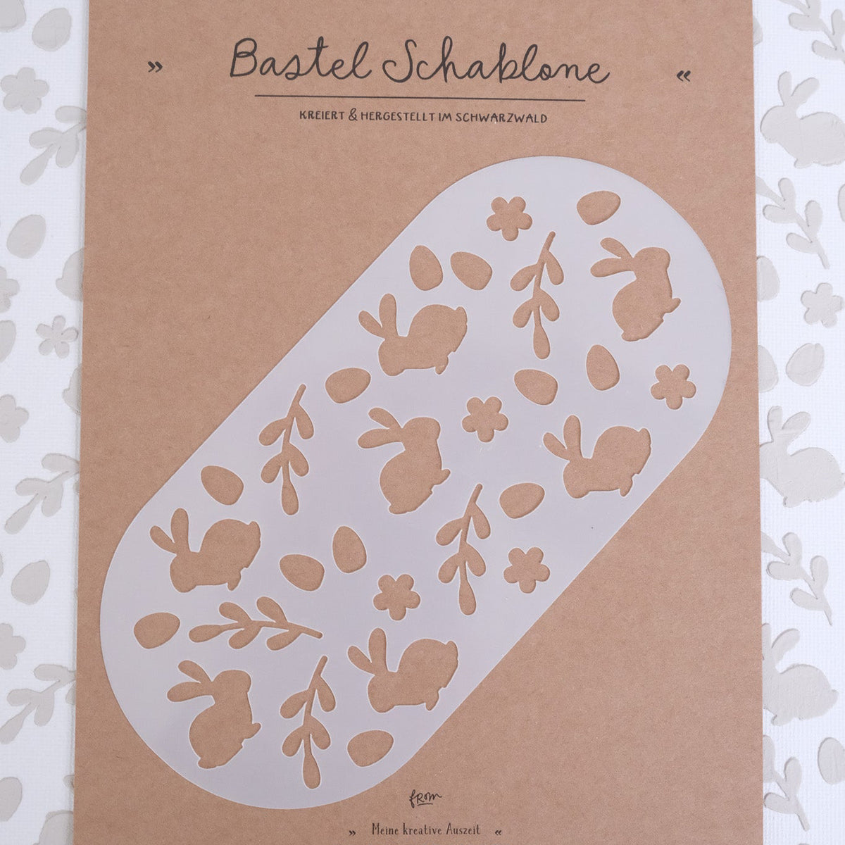Schablone I Hasi I 16,4 cm oval