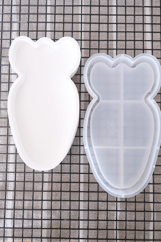 Gießform | Karotten Teller | 19,5 x 11 cm