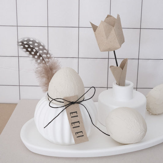 Gießform | Teelichthalter Rillen | 8,3 cm