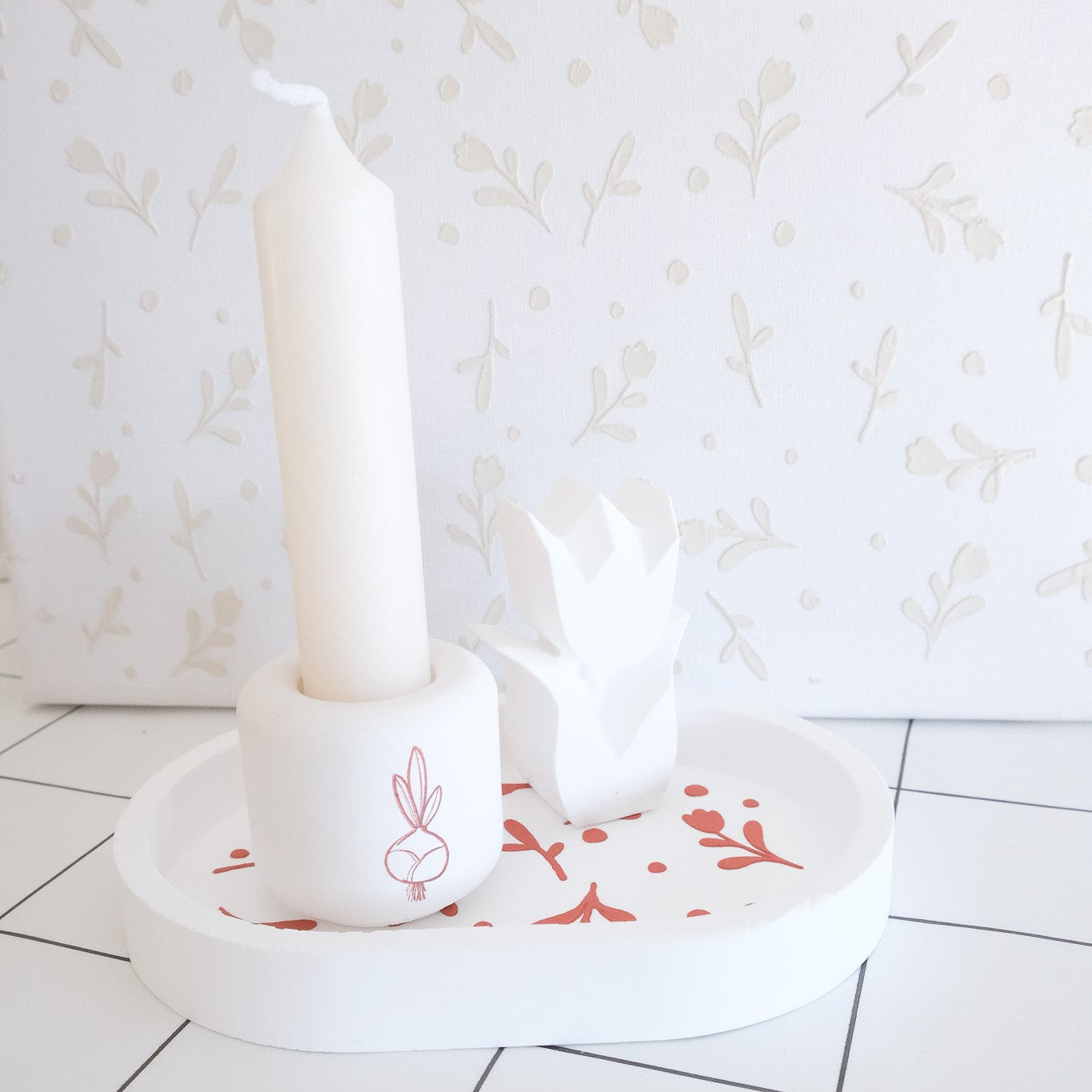 Holzstempel Set | Tulpe & Tulpenzwiebel | 4,5 cm