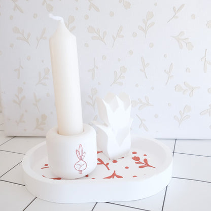 Holzstempel Set | Tulpe & Tulpenzwiebel | 4,5 cm