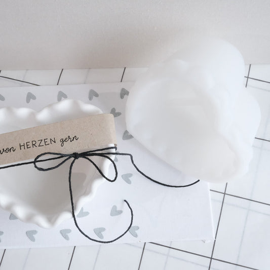 Gießform | Herzschale | 11 cm