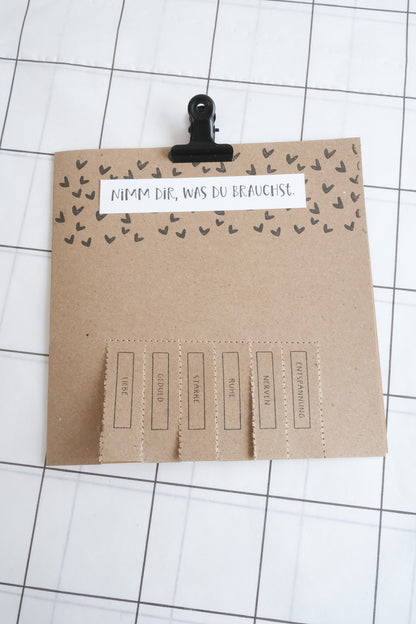 Stempel Set | Box Liebe Nr 07 | 7 Stempel + Gratis Schablone