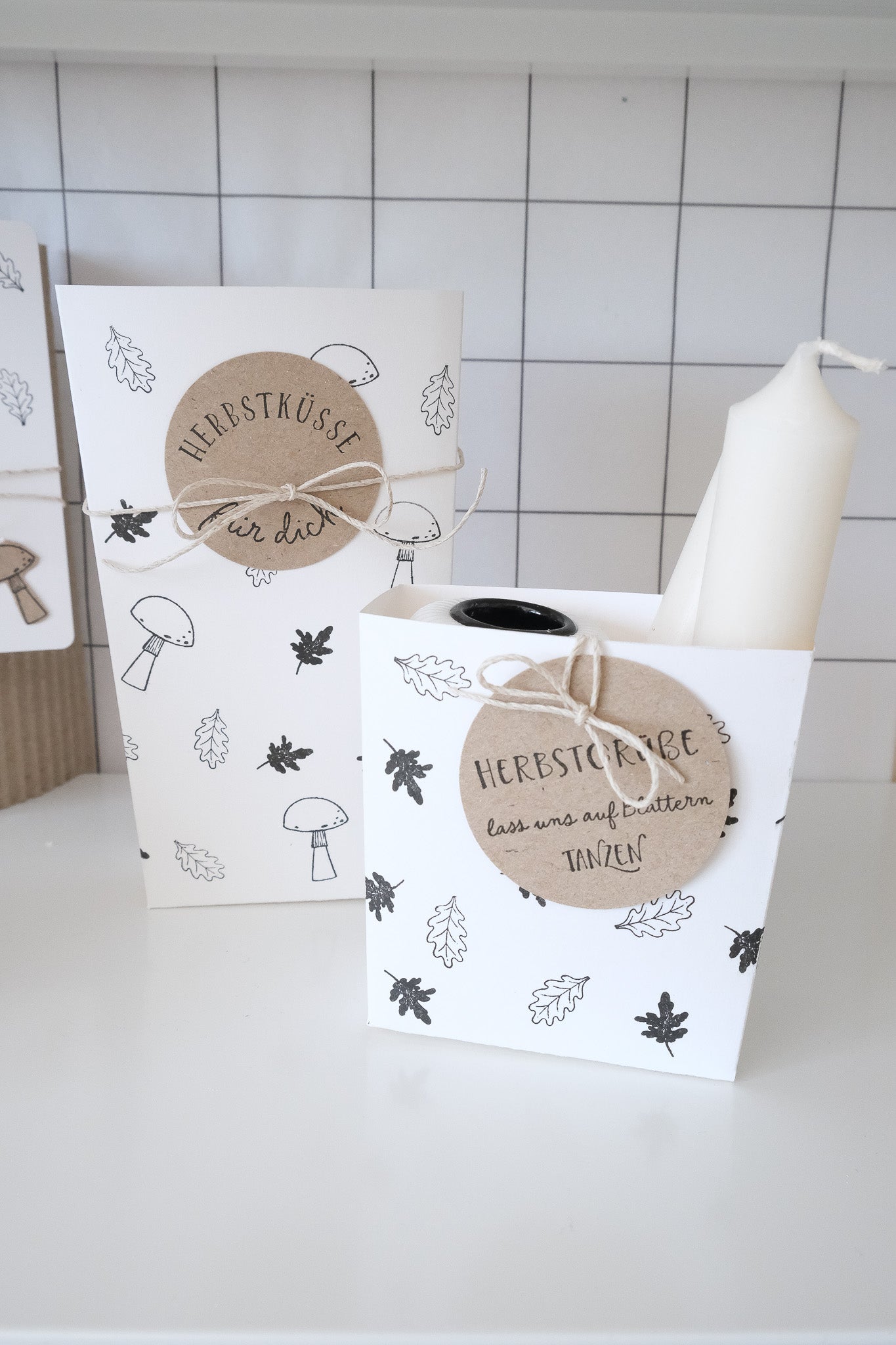 Stempel Set | Box Herbst Nr 02 | 10 Stempel + Gratis Schablone