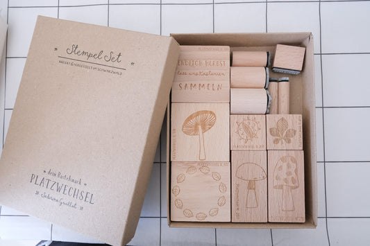 Stempel Set | Box Herbst Nr 03 | 13 Stempel