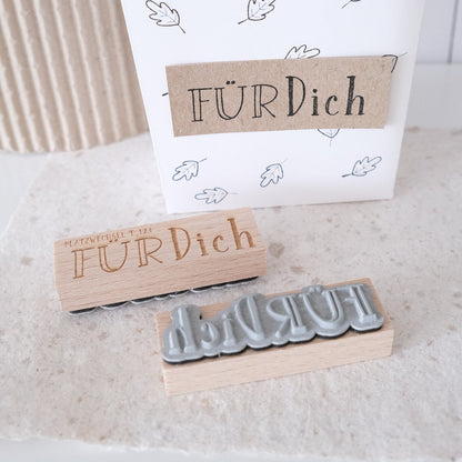 Textstempel |  Für Dich | 6 cm