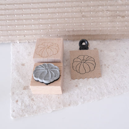 Holzstempel | "Kürbis" | 3 x 3 cm