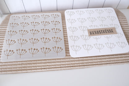 Schablonen Set I "Herbst" I 13,5 cm + A6
