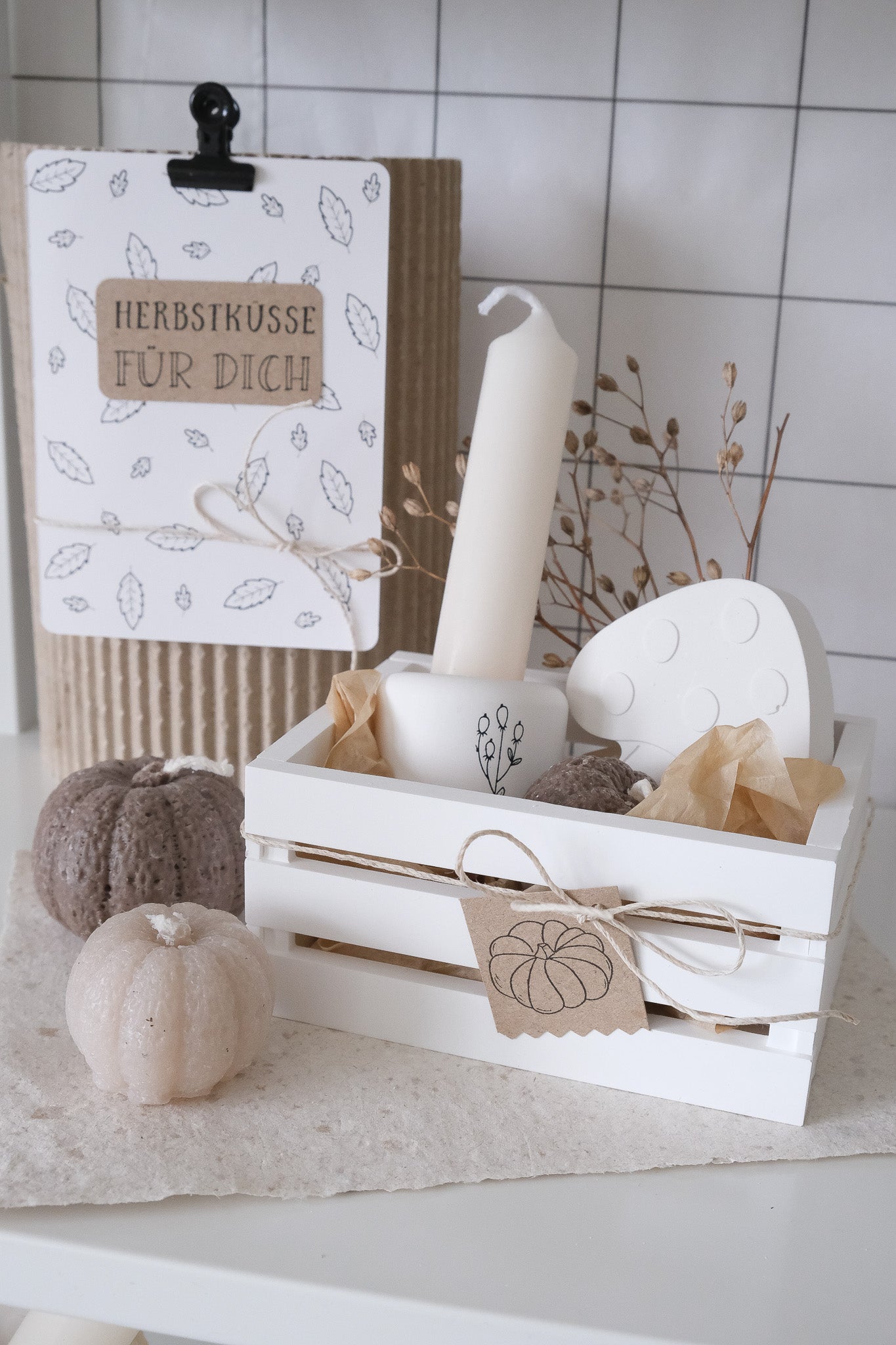 Holzstempel | "Kürbis" | 3 x 3 cm