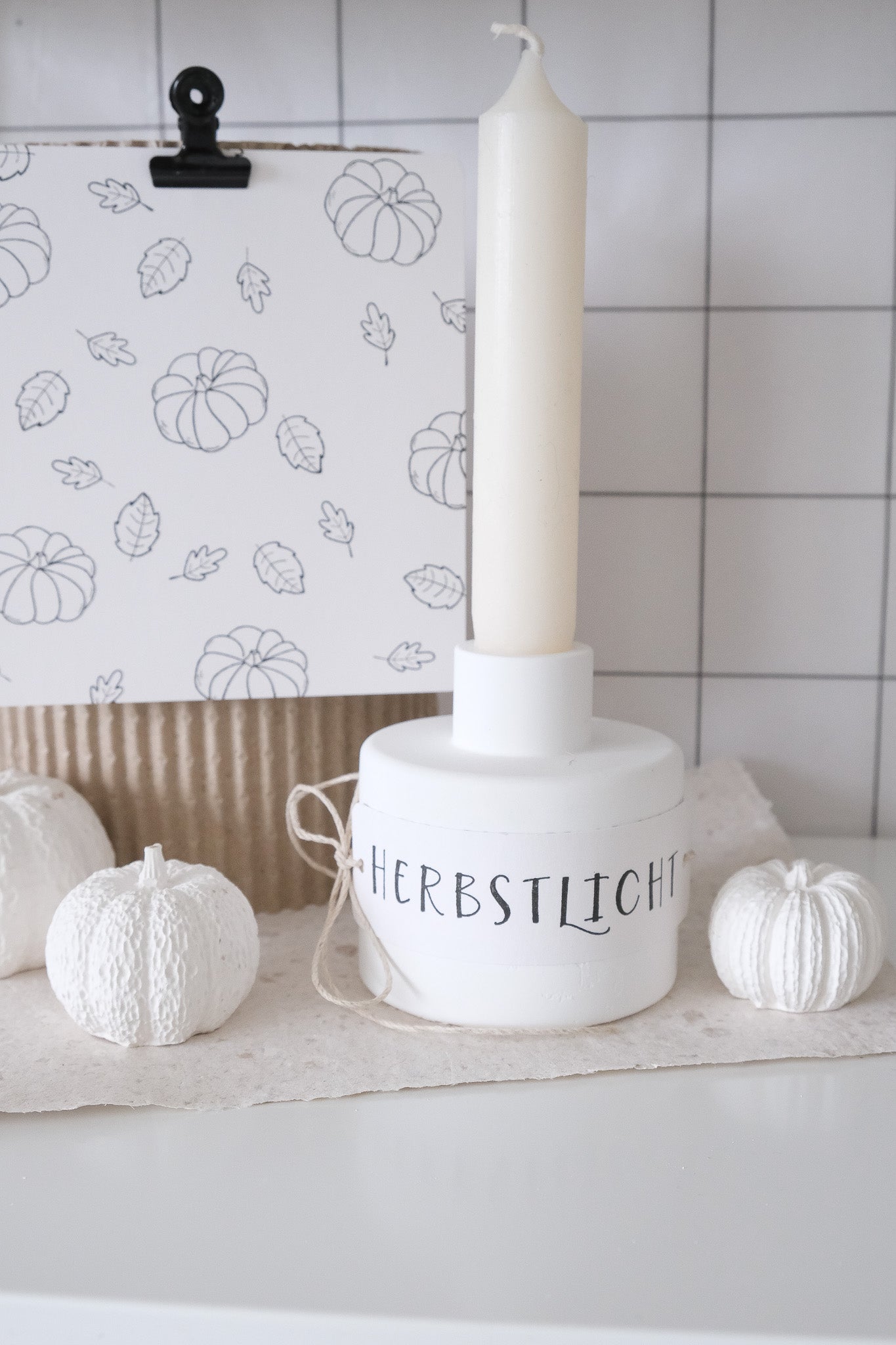 Textstempel | Herbstlicht | 10 cm