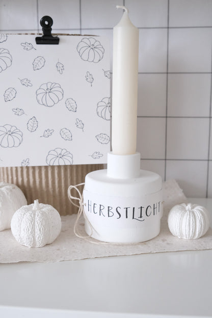 Textstempel | Herbstlicht | 10 cm