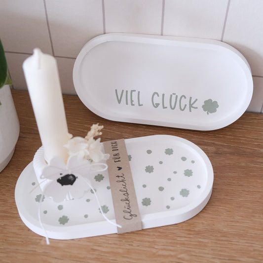 Schablonen Set I Glück I 16,4 cm oval