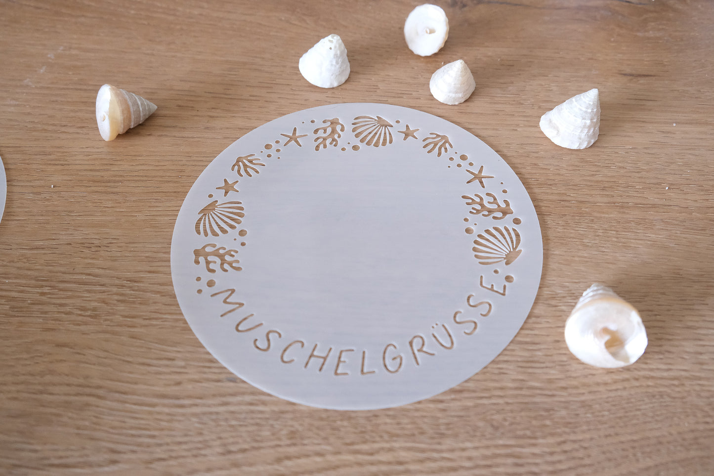 VORBESTELLUNG - Schablone I Muschelgrüsse I 15 cm