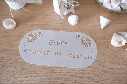 VORBESTELLUNG - Schablone I Glück 16,4 x 7,9 cm