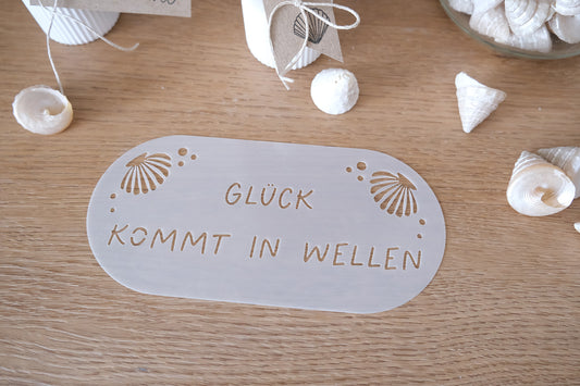 VORBESTELLUNG - Schablone I Glück 16,4 x 7,9 cm