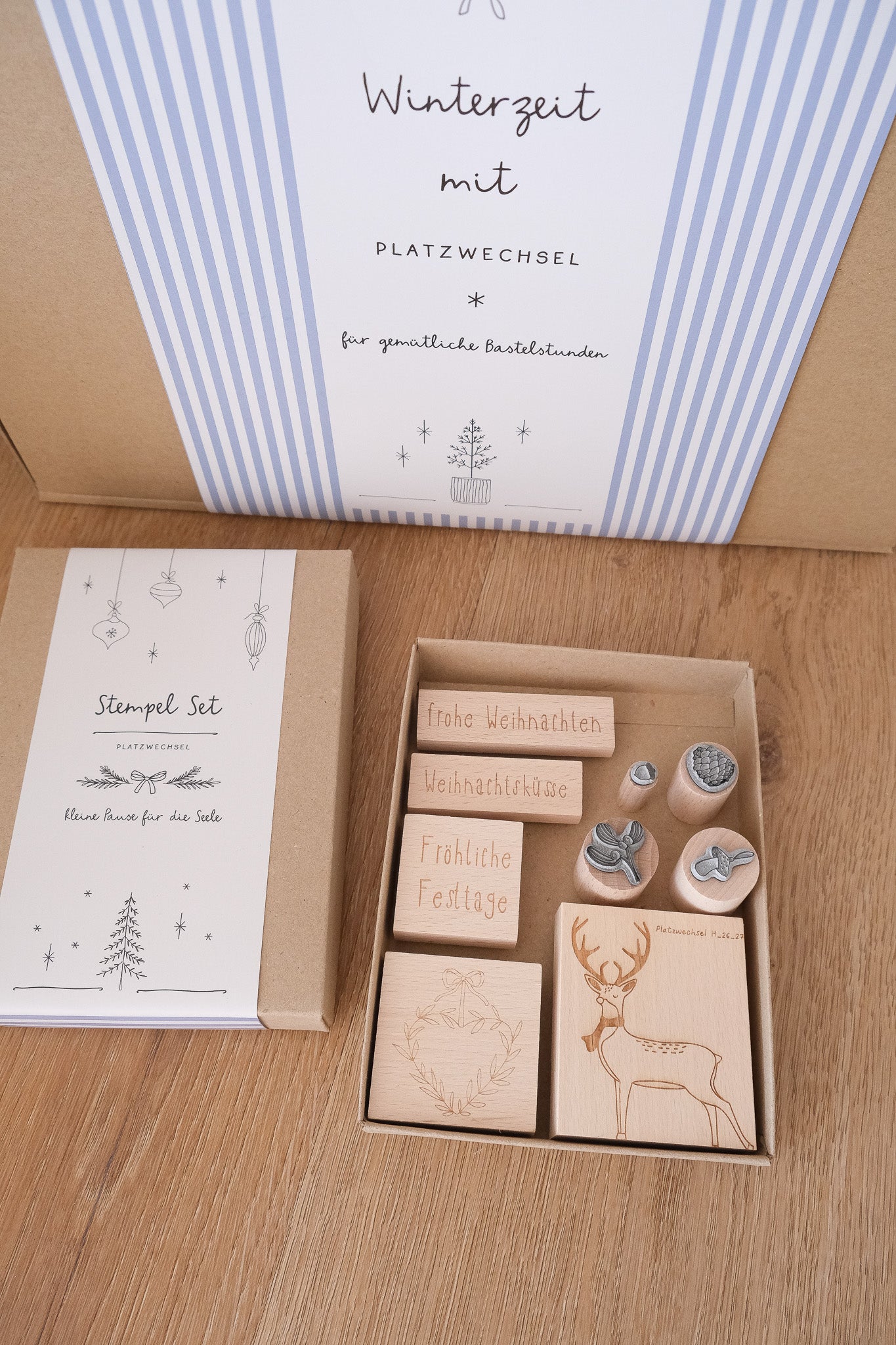 Bastelbox Wald Weihnachten