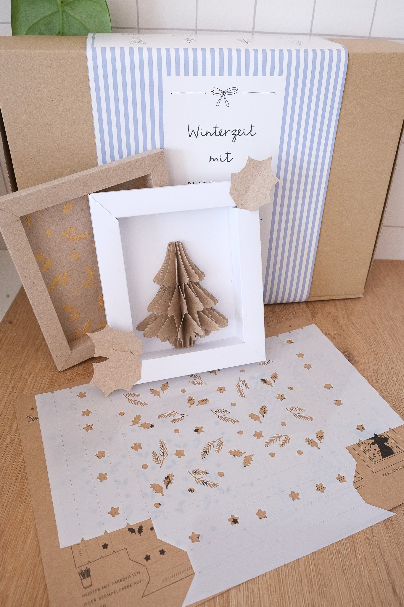 Bastelbox Wald Weihnachten