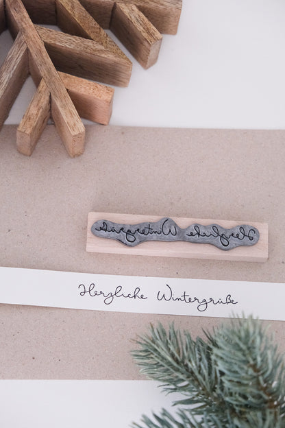 VORBESTELLUNG | Herzliche Wintergrüße | 2 x 10 cm