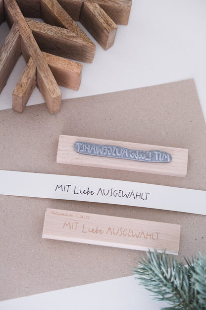 VORBESTELLUNG | MIT liebe AUSGEWÄHLT | 2 x 10 cm