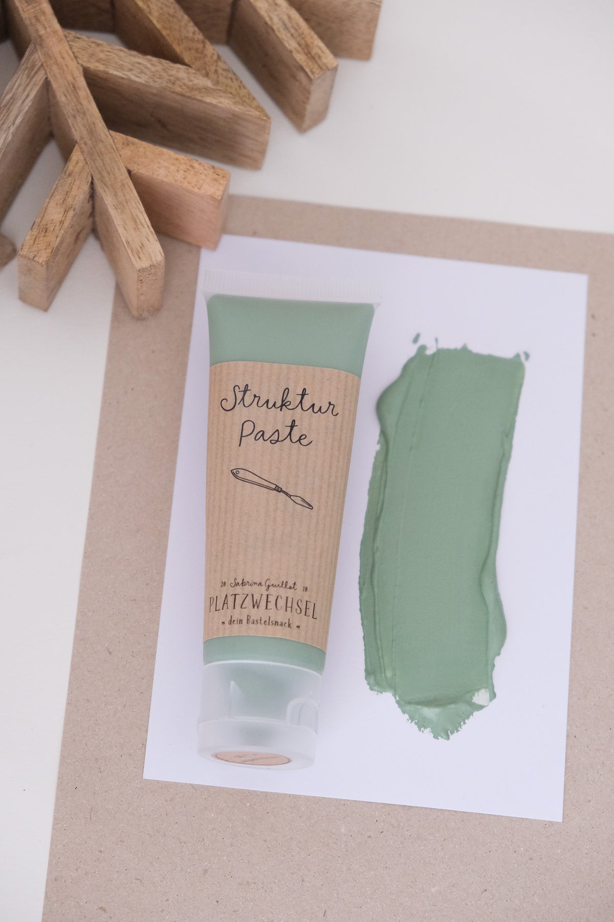 Strukturpaste | Pastellgrün | 50ml