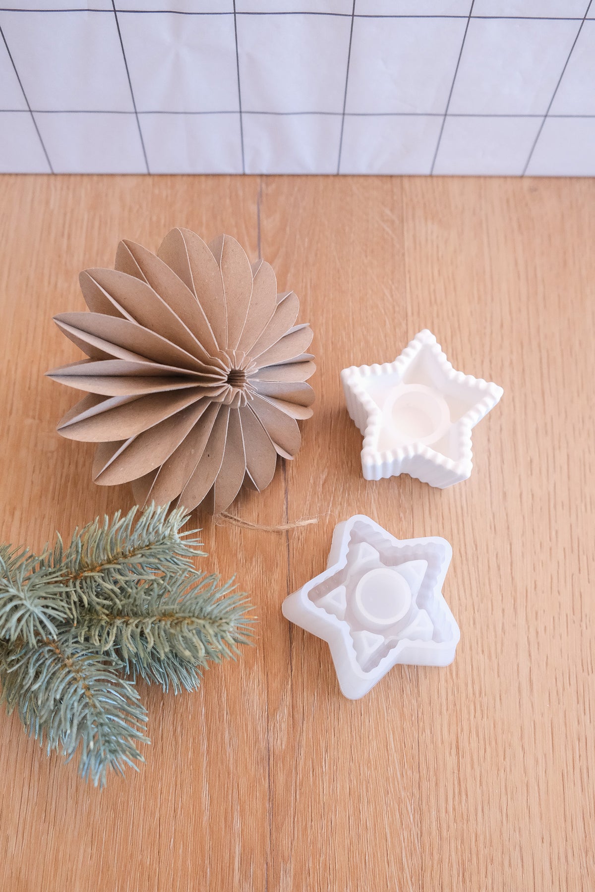 Gießform I Kerzenständer Stern
