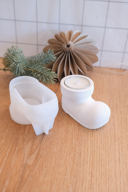 Gießform I Kerzenständer Stiefel